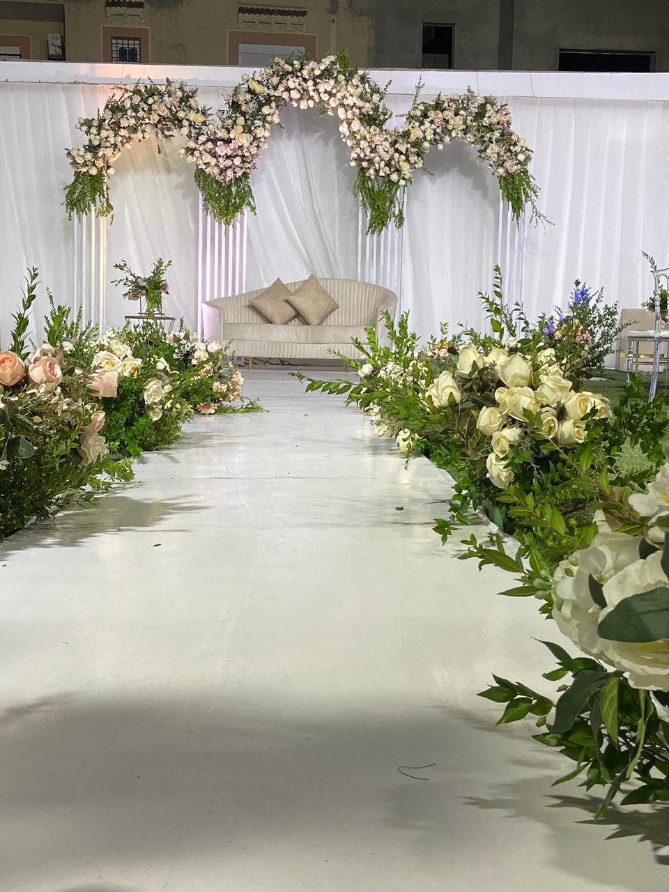 Podium Voile Florale